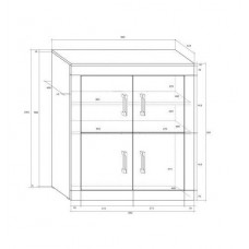 Kumode VERIN VRN-01 glancēts